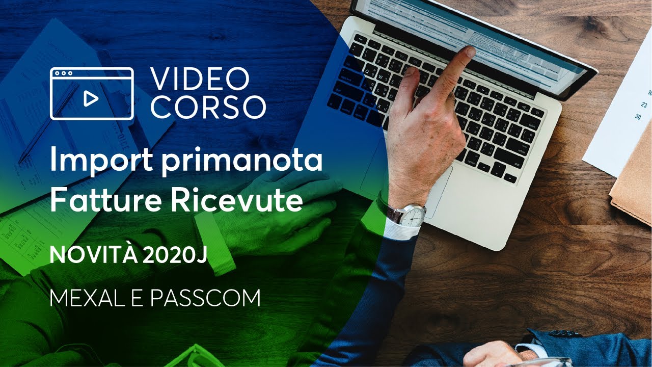 Import primanota fatture ricevute - Novità 2020J