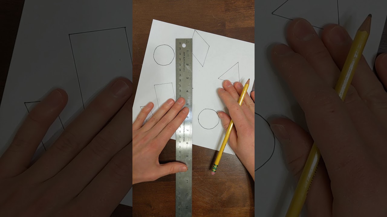 One Point Perspective Geometric Forms