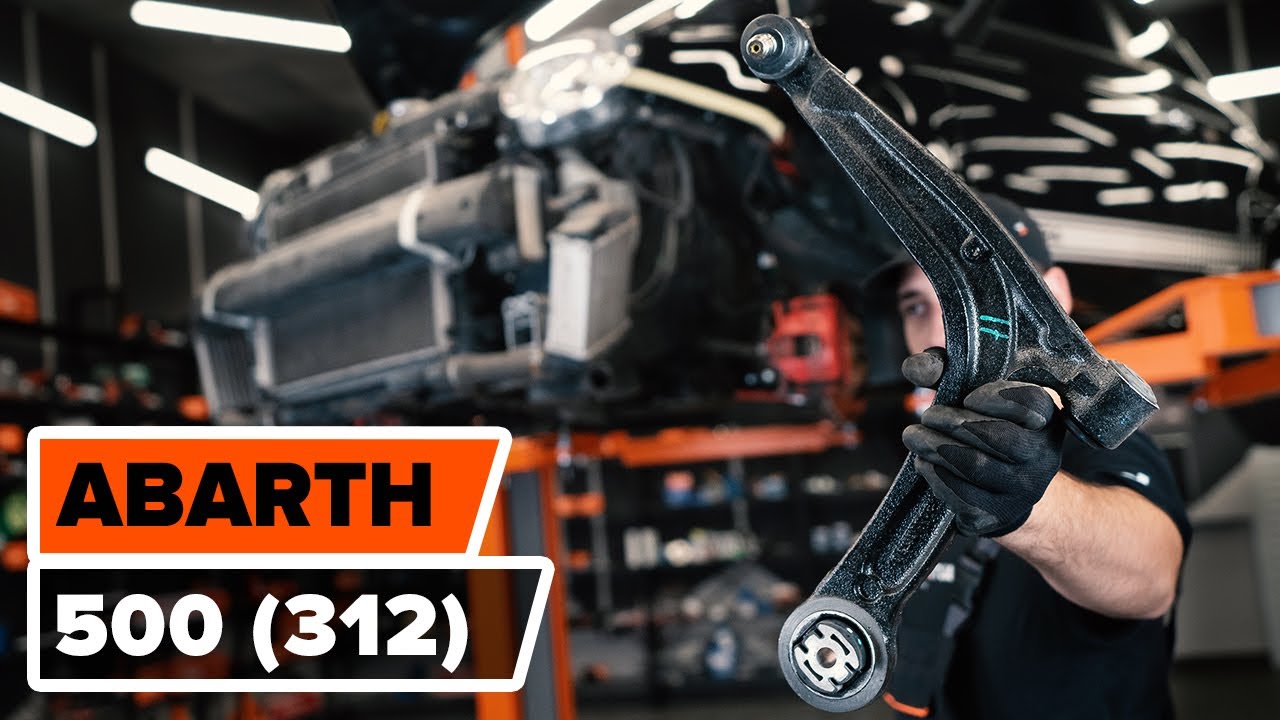 Como substituir a bra&ccedil;o de suspens&atilde;o dianteira no ABARTH 500 (312) [TUTORIAL AUTODOC]