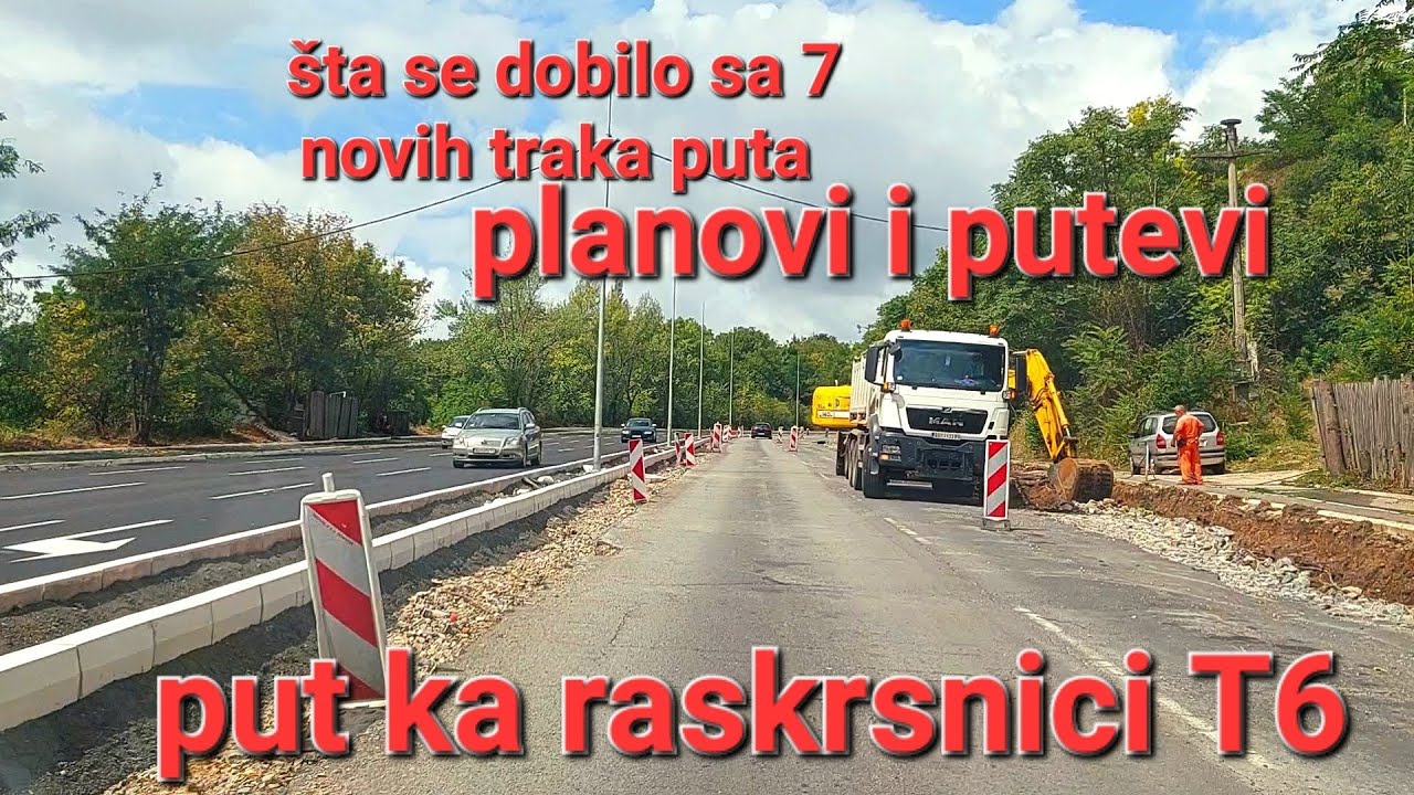 Novi Put ka Bežanijskoj Kosi 7 traka,plan proširenja ulice ka Raskrsnici T6,i priključku ka Ledinama
