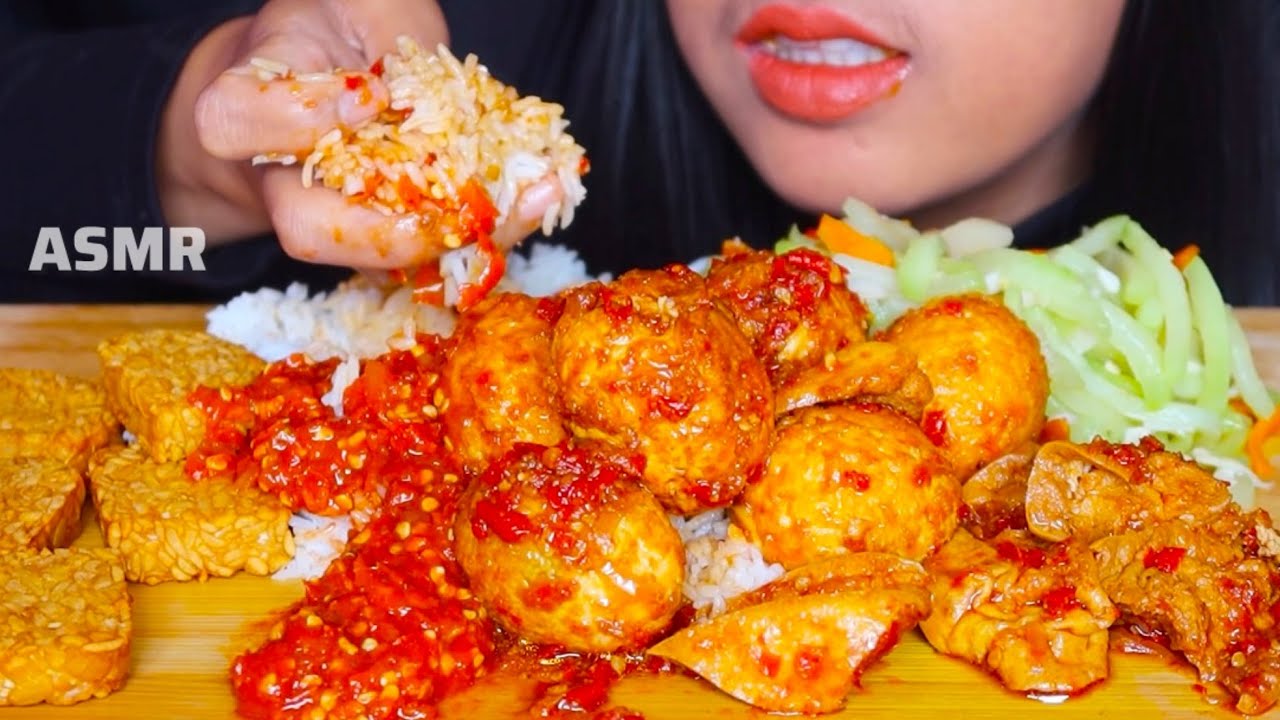 ASMR TELUR BALADO ||EATING ASMR VIDEO #ASMR #asmrsounds #asmrvideo #food 