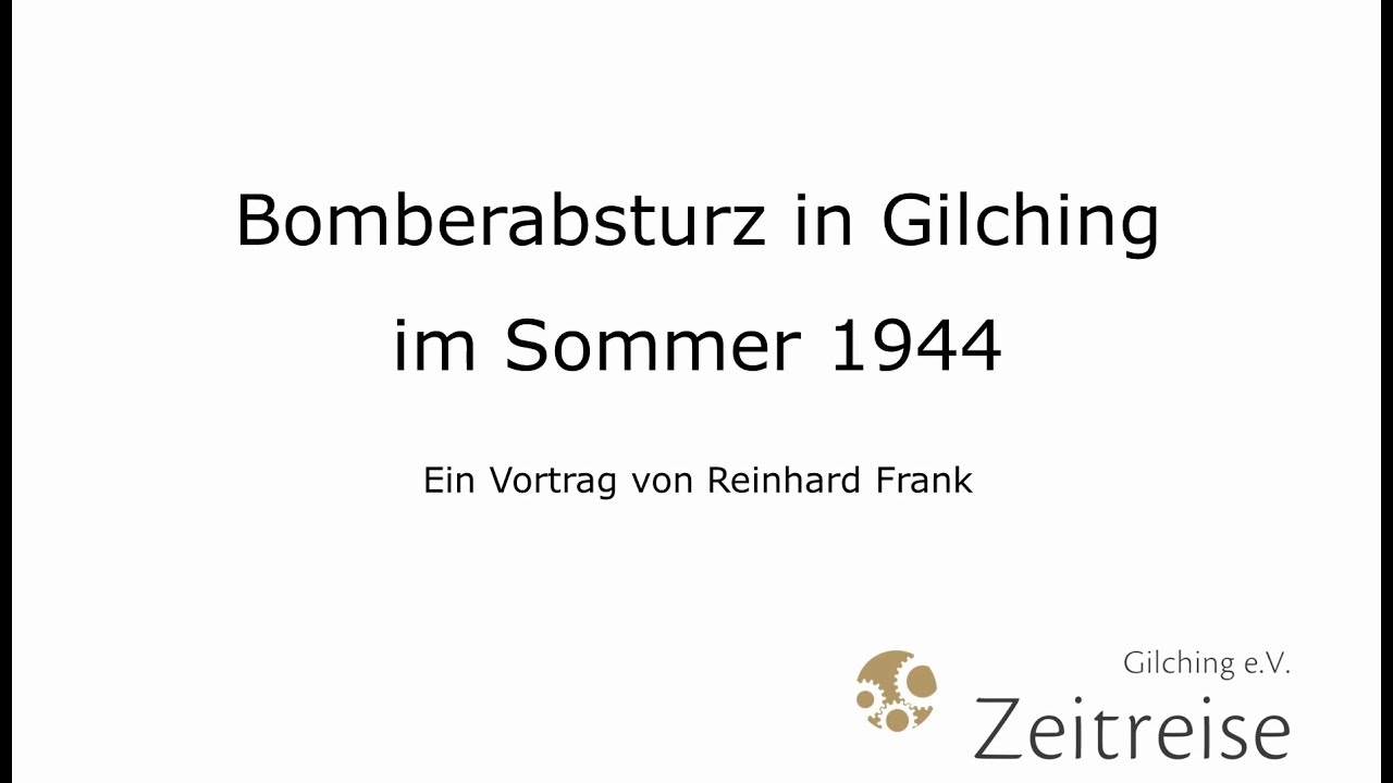 Vortrag: Luftkrieg im Sommer 1944 - B-24 Bomberabsturz in Gilching