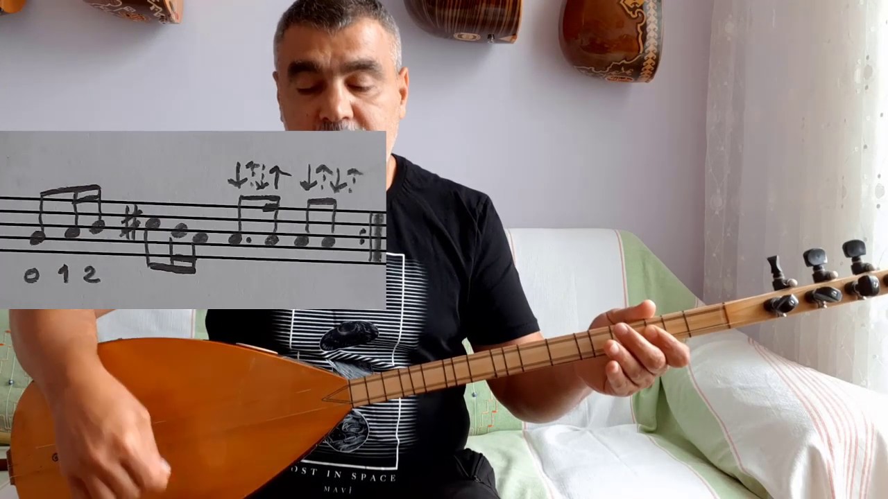 Bağlama/Nota çalışmaları 22 (Garip dizisine 2.örnek Menberi)