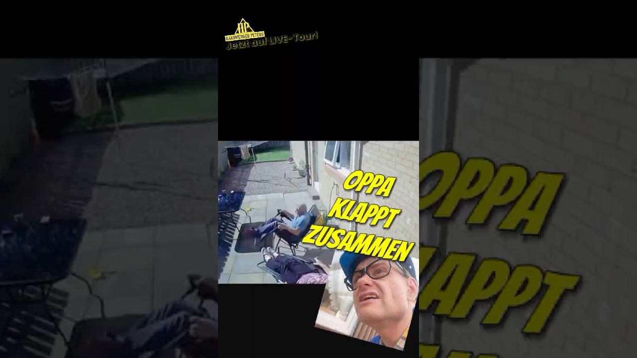 👴 Oppa Klappt Zusammen 🪑 #comedy #handwerk #humor #livecomedy #grillen  #terrasse
