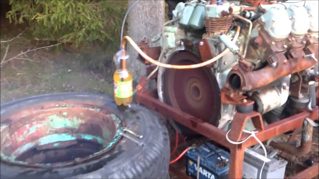 Starting the Mercedes V6 Diesel OM421 after 18 months.