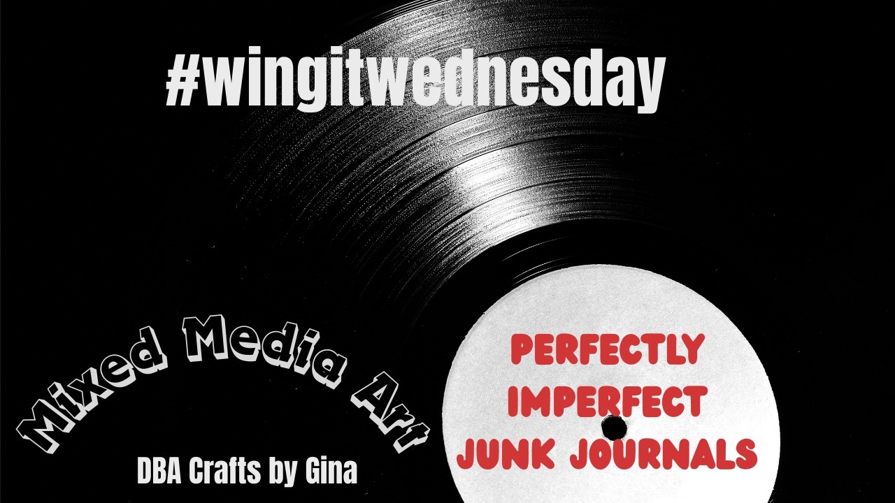 Using Albums to make Mixed Media Art  #wingitwednesday @JennysCraftyCorner