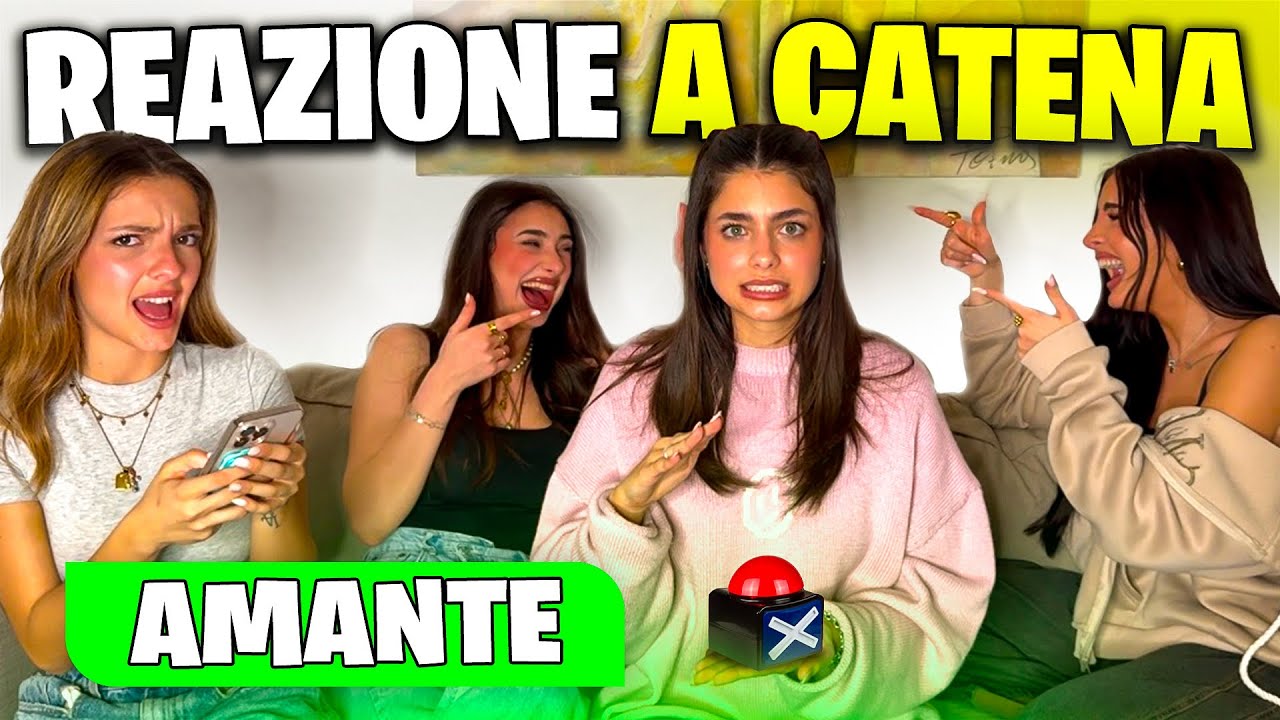 REAZIONE A CATENA 😂 | con Samara Tramontana, Brisida e Camilla De Pandis