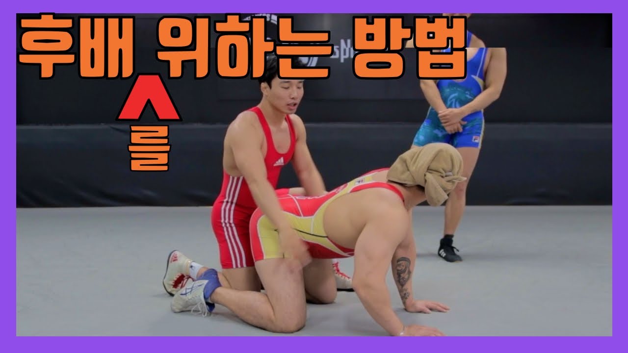 파테르 자세에서 옆굴리기 배워보기! 일명 빠떼루! 레슬링 전 국가대표가 가르치는 보디빌더들의 만두귀 만들귀 프로젝트! -13편(부제: 후배 위하는 방법)