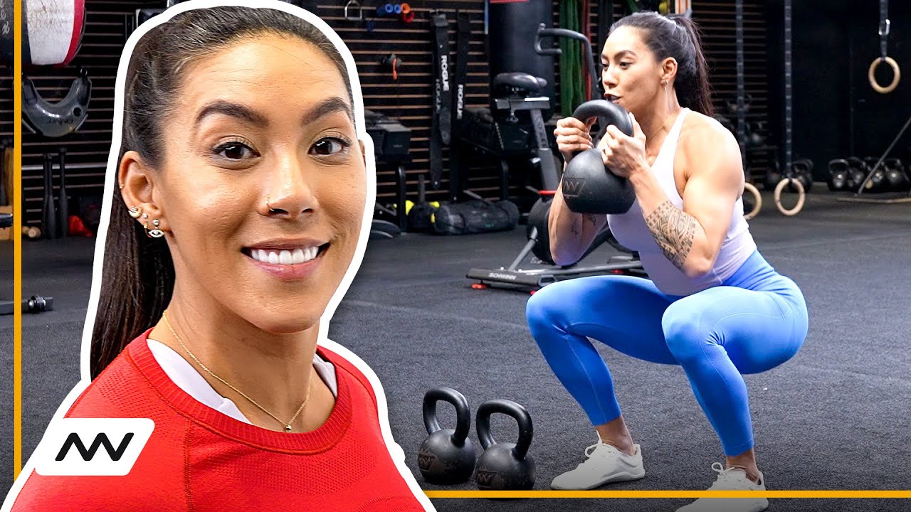 HIIT-тренировка с гирей на всё тело @HannahEdenFitness