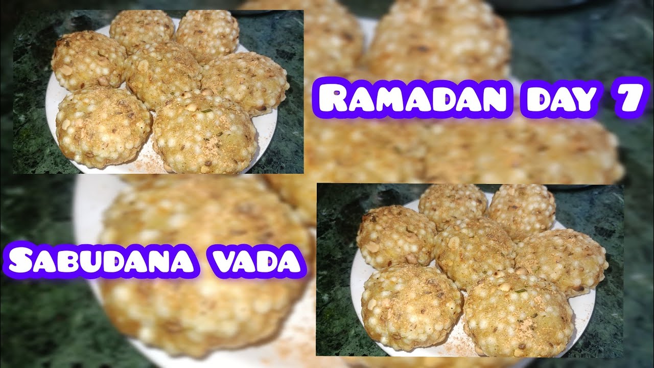 Ramadan day 7 recipes sabudana vada do like share and subscribe my channel 