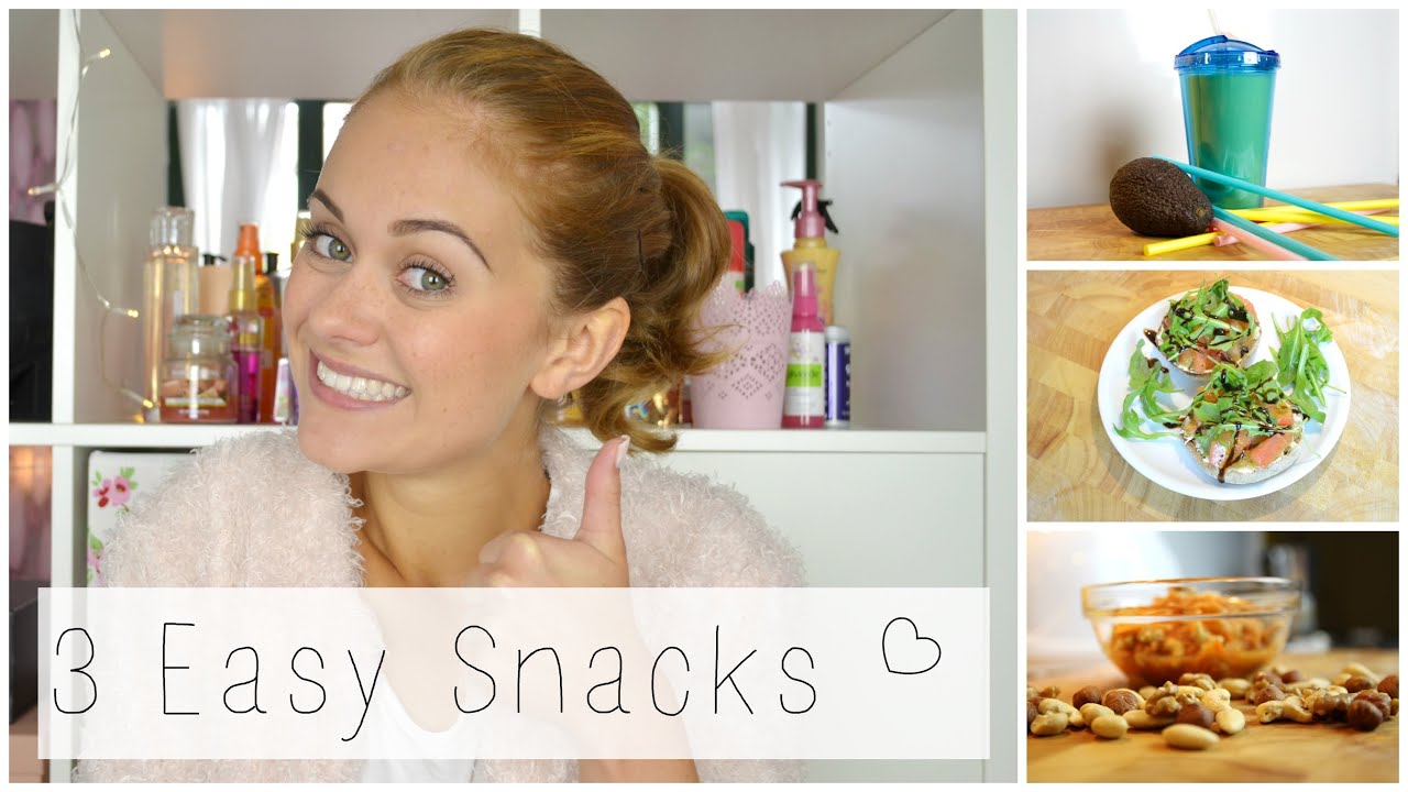 3 Simple AFTER SCHOOL SNACKS [Videowoche Tag 5]