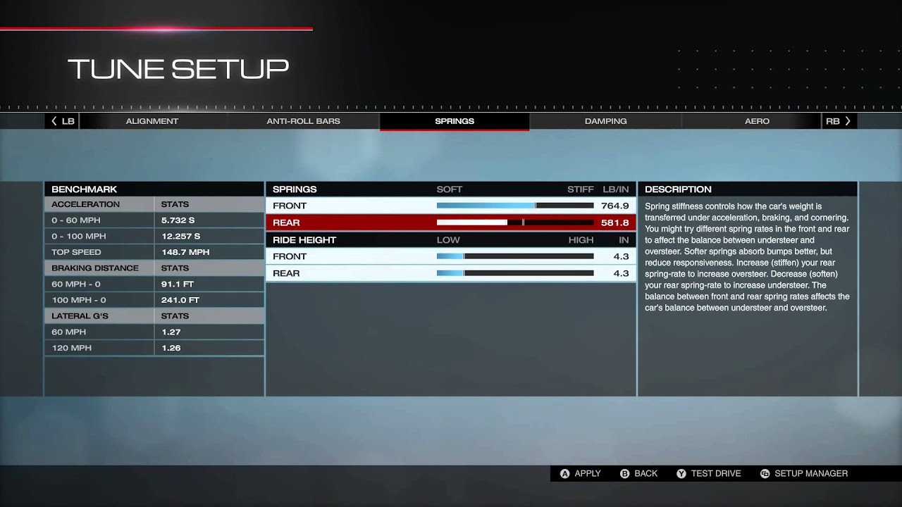 Forza 5 Tips and Tricks - Tuning Adjustment Guide for Fixing Common Problems