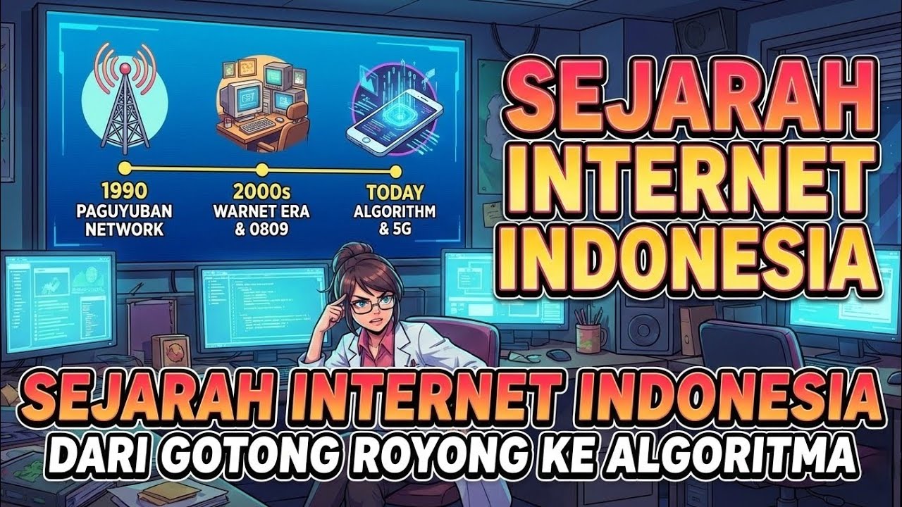 Sejarah Lengkap Internet Indonesia: Perjuangan di Balik Sinyal yang Kita Nikmati