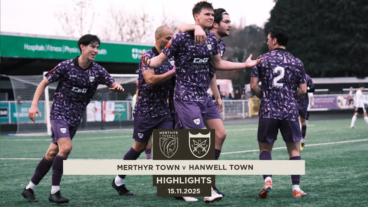 WINNING AWAY IN WALES - Merthyr Town v Hanwell Town - Highlights