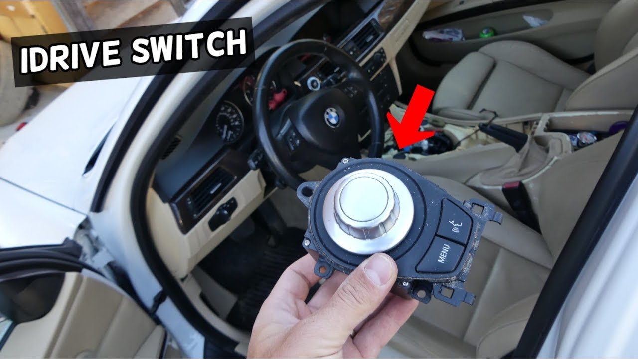 HOW TO REMOVE AND REPLACE NAVIGATION IDRIVE SWITCH ON BMW E90 E91 E92 E93