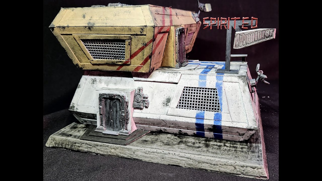 Sci-fi buildings for wargaming & tabletop roleplaying. Especially perfect for Star Wars apparently