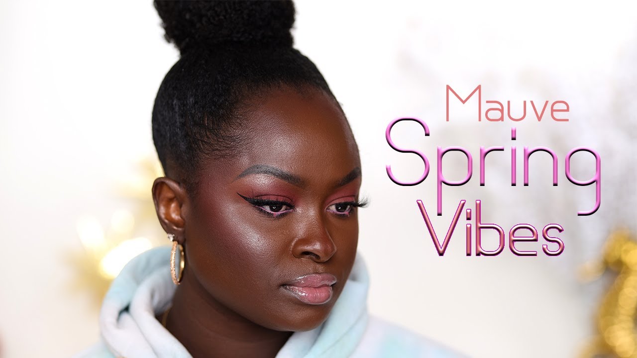 Soft Spring Makeup Look - With A Sharp AZZ WING LINER for Hooded Eyes with Maven Beauty | Ohemaa