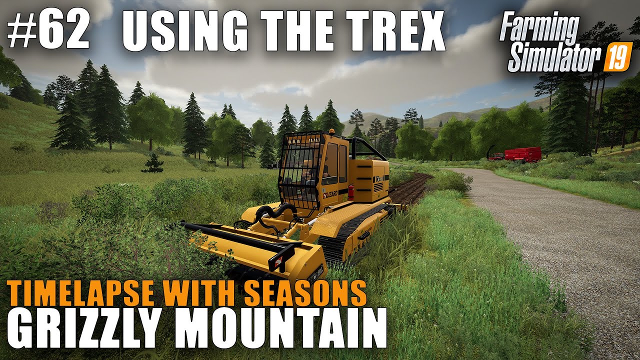 Grizzly Mountain Timelapse #62 Creating A Field With The Lizard Trex, Farming Simulator 19 Seasons
