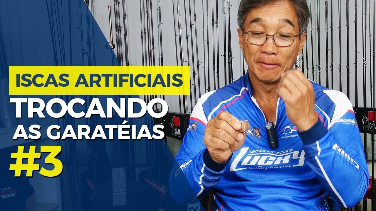 COMO TROCAR AS GARAT&Eacute;IAS DAS ISCAS ARTIFICIAIS?  [DICAS ISCAS ARTIFICIAIS]