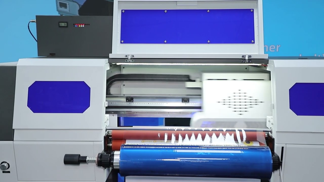 uv dtf sticker printer  printing machine Crystal Label Transfer Sticker LOGO LAMINATOR#uvprinter