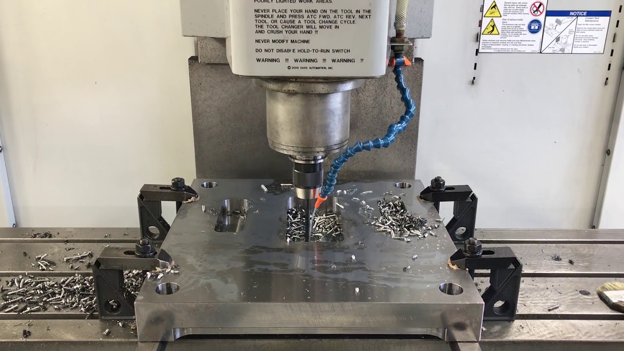 CNC Milling a Mold Base