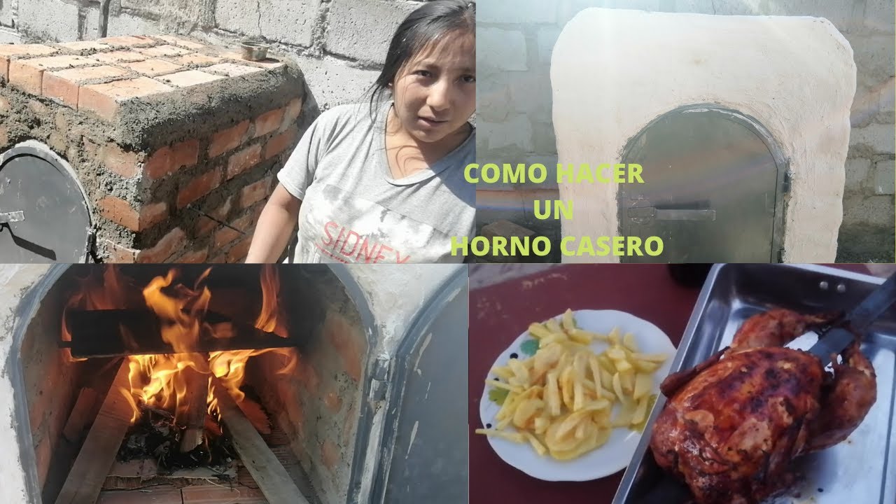 COMO HACER UN HORNO CASERO-COMO HACER POLLO A LA BRASA