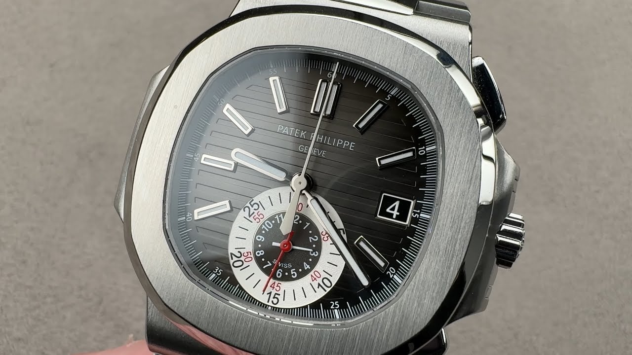 Patek Philippe Nautilus Chronograph Grey Dial 5980/1A-014 - 41mm Hands-On Watch Review