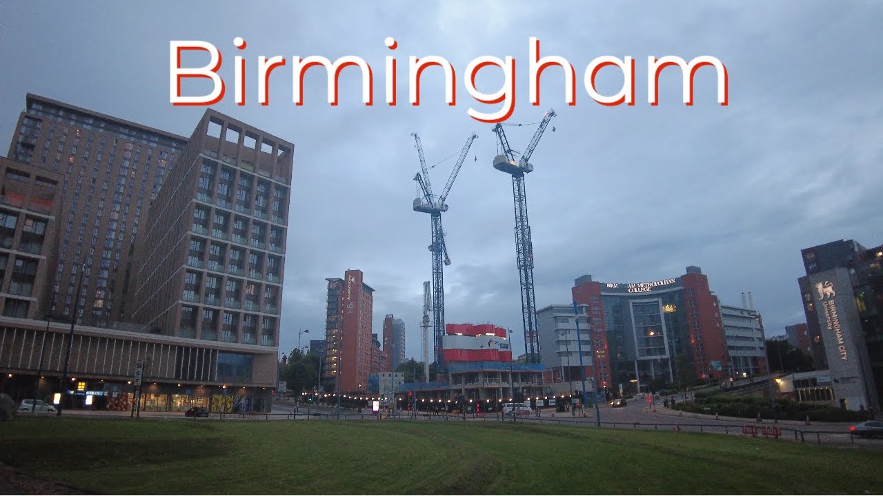 Evening walk in Birmingham | Moor Street Queensway | Masshouse Lane | Clayton Hotel | The Hive