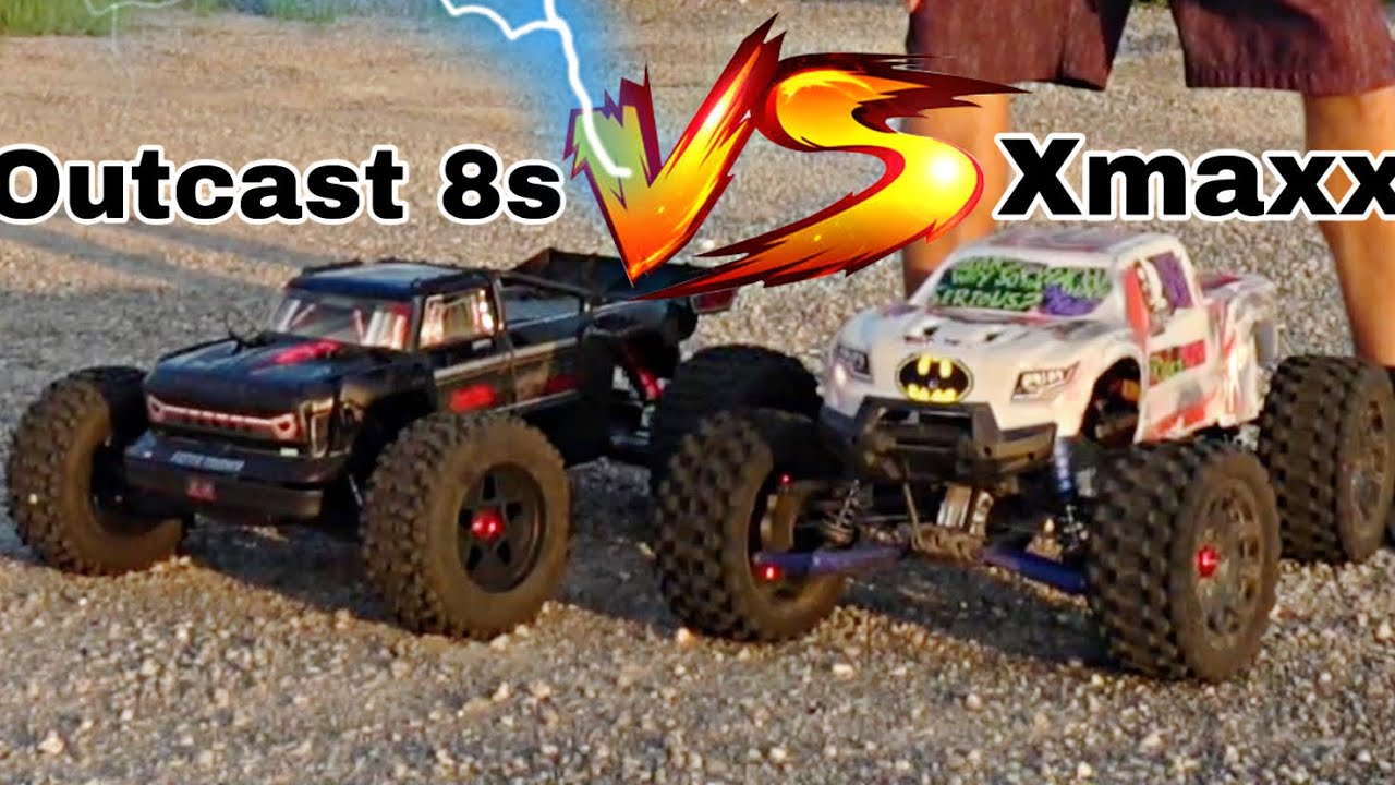 Arrma Outcast 8s EXB VS Traxxas Xmaxx! Construction Site!!!