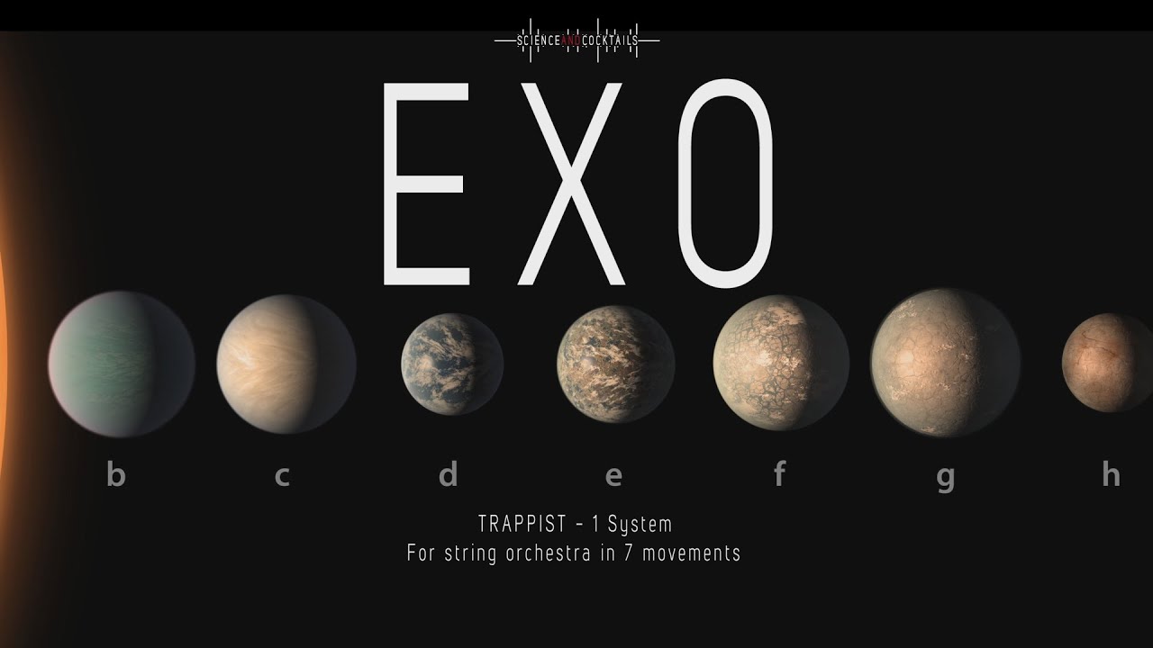 Exo - a music performance inspired by TRAPPIST-1 system for string orchestra in 7 movements