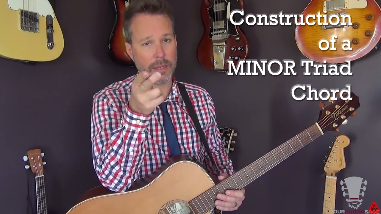 Construction of the Minor Triad Chord - Beginner Guitar Lesson