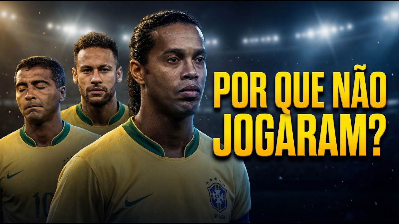 As vezes que o Brasil deixou OS GÊNIOS de fora da copa!