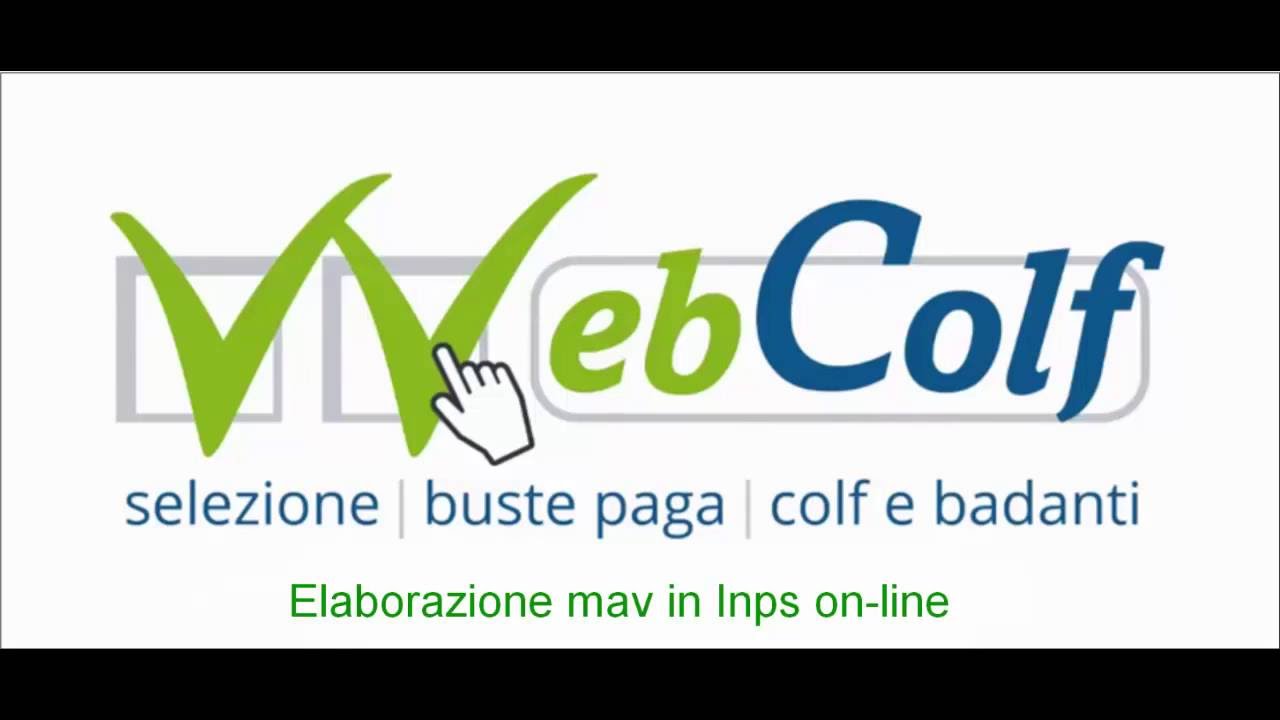 Elaborazione mav in Inps on-line