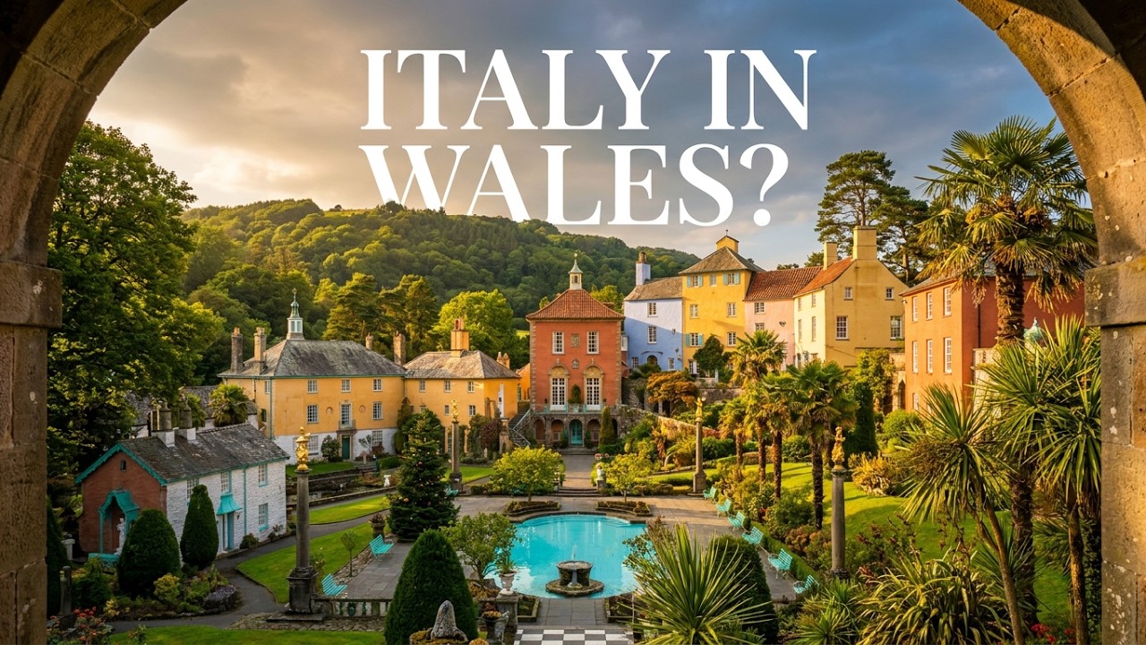 The Italian Style Village Hidden in Wales | Beautiful Portmeirion in Cinematic 4K