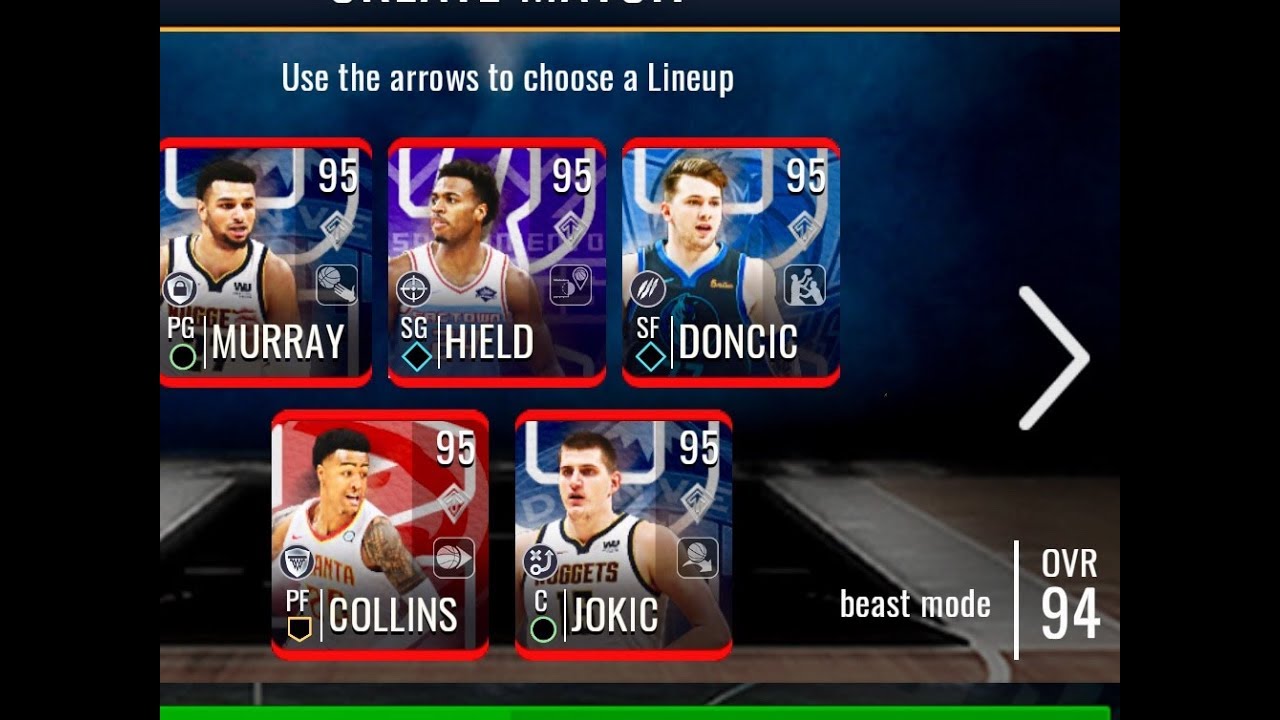 Resolution master lineup review! 94 overall lineup ! I’m back- NBA live mobile