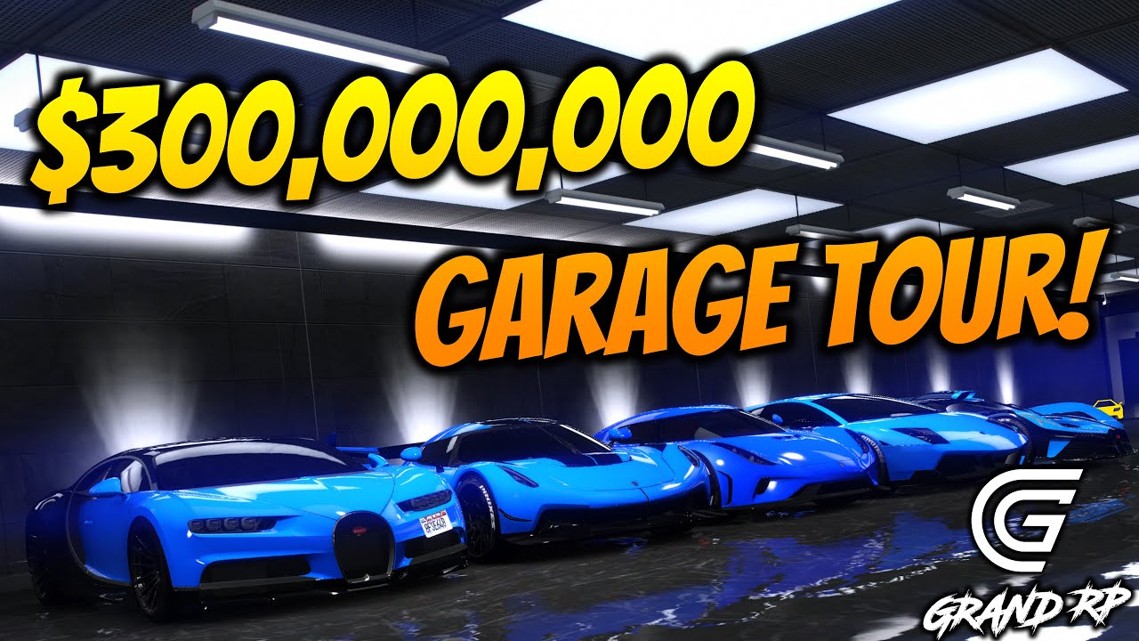 Tour of My $300,000,000 Garage in GTA 5 RP | Multi-Million Dollar Cars in Grand RP