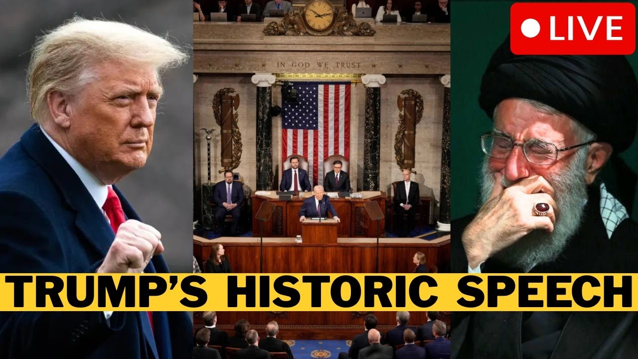🚨 LIVE: Trump To Announce Iran War Plans - State Of Union Speech