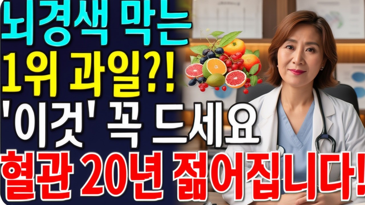 치매·뇌경색 막아주는 과일 3가지ㅣ막힌 혈관, 이렇게 뚫립니다! 의사들이 말해주지 않는 진실ㅣ뇌경색 예방 | 뇌경색 전조증상 | 뇌 건강