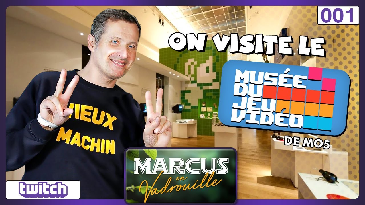 Marcus en Vadrouille n°001 : Une nuit au musée... du jeu vidéo ! De MO5.com !