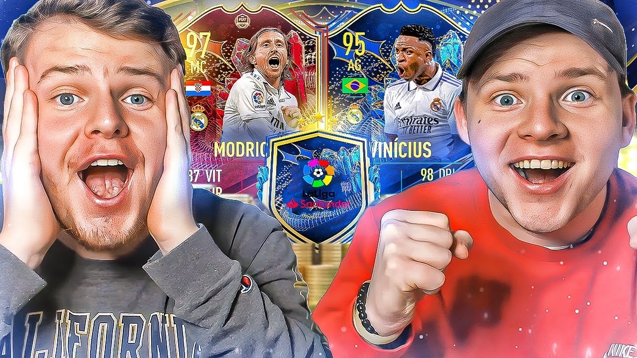 On RÉAGIT à nos RÉCOMPENSES FUT CHAMPIONS TOTS La LIGA sur les anciens FIFA Pack Opening