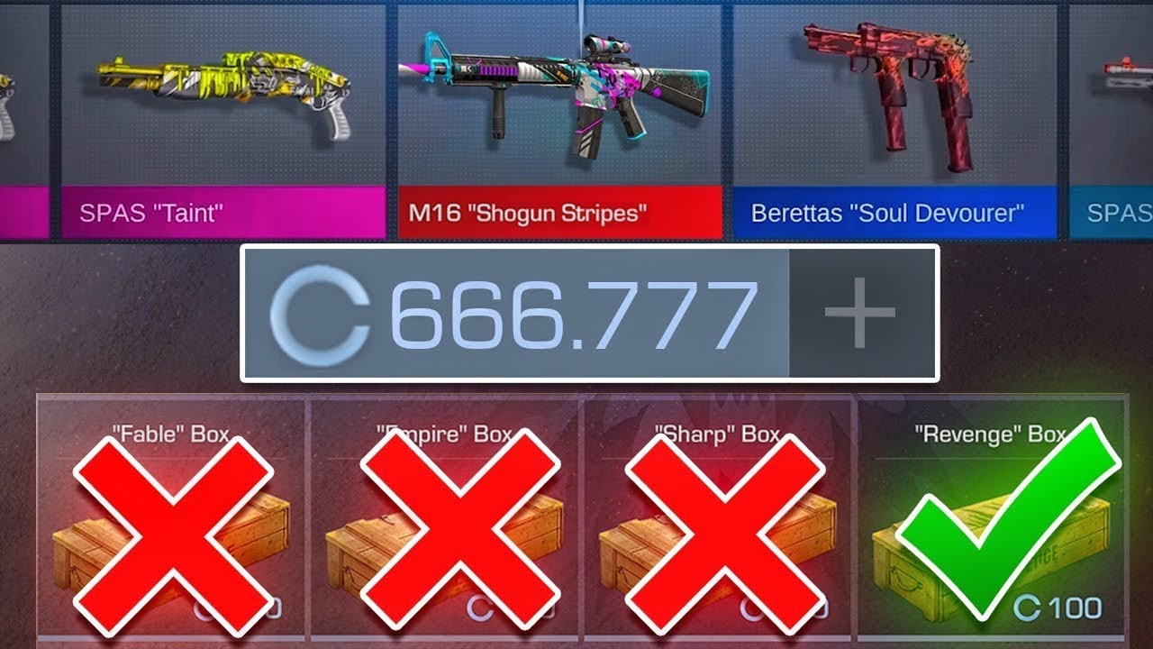 CARE [BOX] ESTE CEL MAI PROFITABIL in SEASON 6 0.25.1 pe STANDOFF 2? Box-uri pentru COINS-uri!