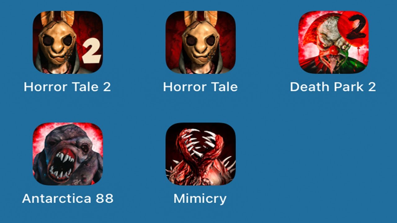 Horror Tale 2,Horror Tale,Death Park 2,Death Park Classic,Antarctica 88,Mimicry Multiplayer Horror