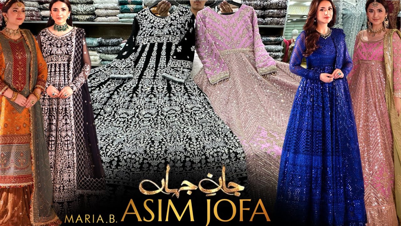 Ideal boutique Rawalpindi 👑ASIM JOFA | MARIA.B Party Wear Dresses Design 2024 Wedding Dresses Design