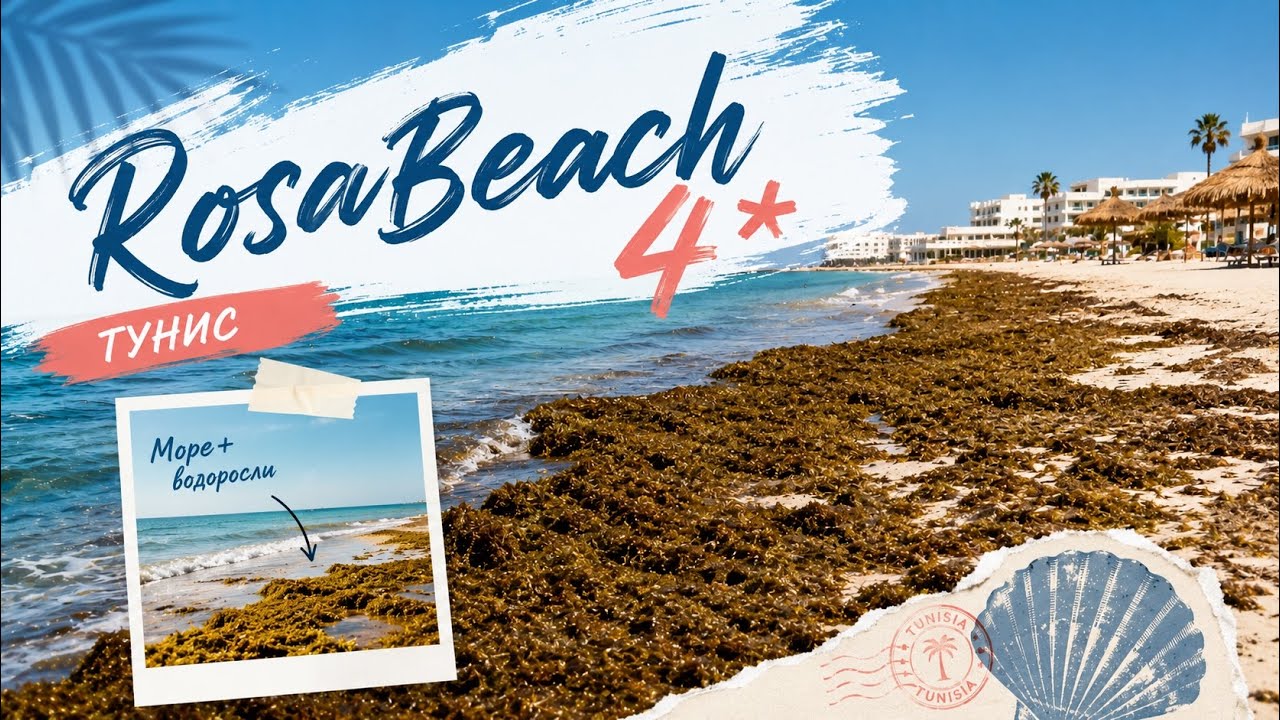 Rosa Beach 4*, Тунис июль 2025 обзор отеля #тунис #rosabeach #обзор