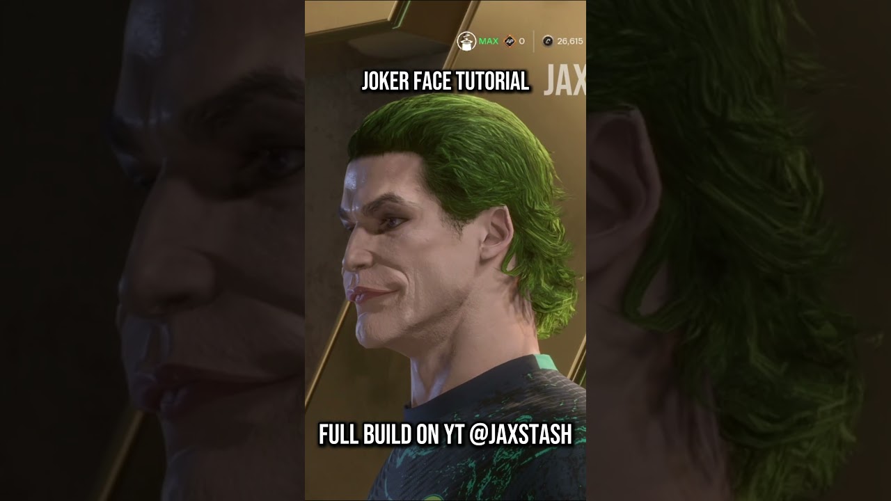 EA FC 26 | How to make The Joker  | Pro Clubs & Career Mode Face Creation