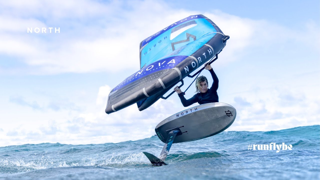 North Foils Wing Foiling with Marley Franco. #RunFlyBe