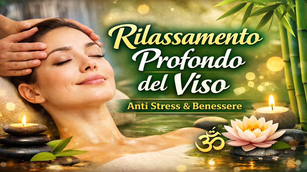 Rilassamento Profondo del Viso con Musica – Anti Stress e Benessere Emozionale