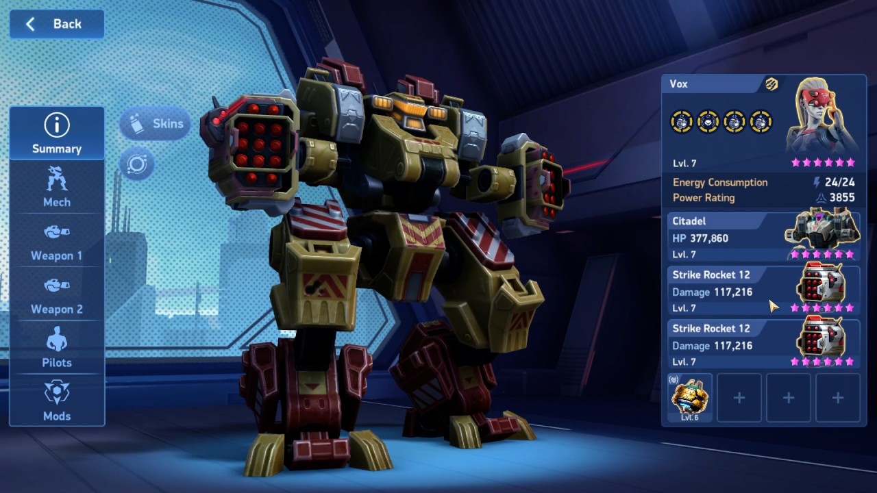 Is STRIKE ROCKET 12 Good on CITADEL? | Mech Arena Test Server