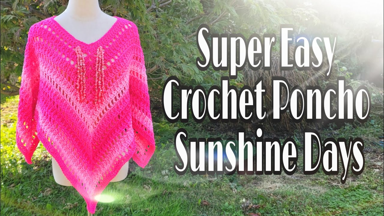 Простой урок по вязанию крючком пончо / Сумка O Day Crochet