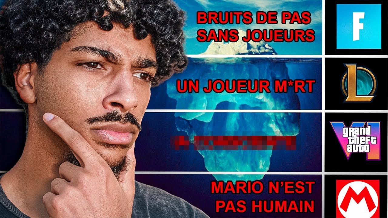 L’ICEBERG des JEUX VIDÉO que PERSONNE n’ose expliquer... 😨 (REACT)